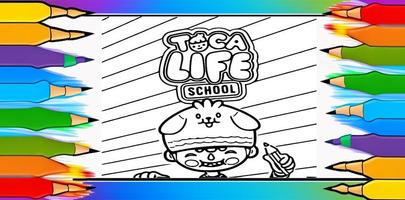 Toca Boca Mod Coloring Book ảnh chụp màn hình 2