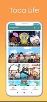 Toca Life Wallpaper ภาพหน้าจอ 1