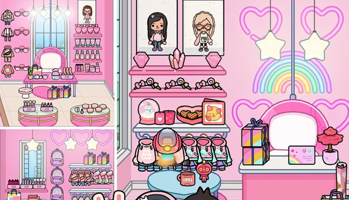 Розовая toca World
