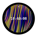 Circle Strata Watch Face - Colorful lines movement APK