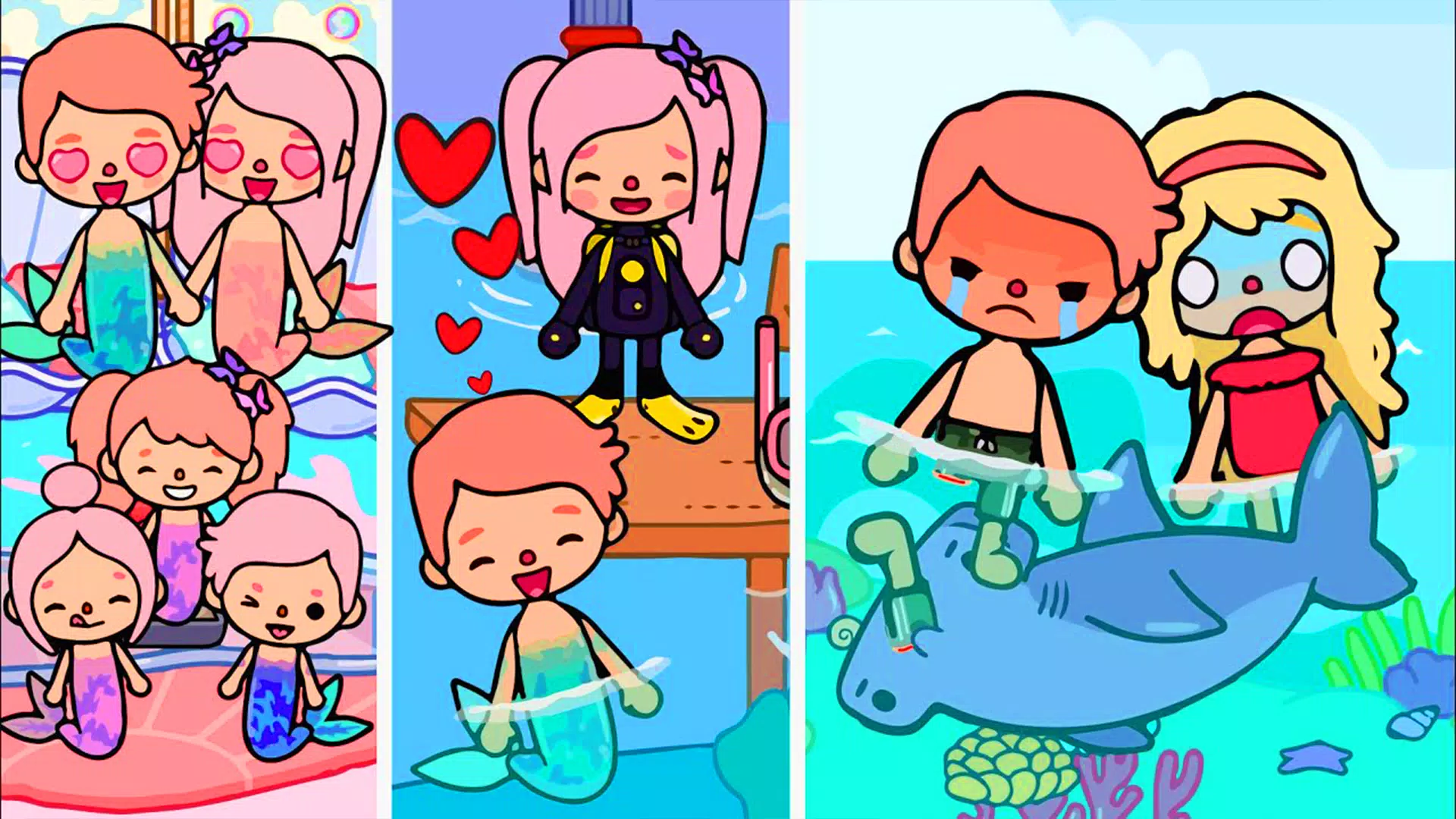 Toca Boca : Mermaid Wallpaper APK for Android Download