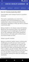 Leadership Academy captura de pantalla 2