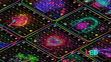 LED Keyboard - RGB Lighting 포스터