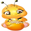 Stickers Honey bee