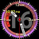 Agenda12h Watch Face Lite APK