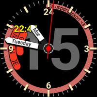 Agenda12h Watch Face Lite โปสเตอร์