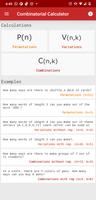 Combinatorial Calculator 포스터