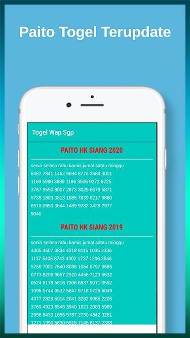 Togel Wap Sgp For Android Apk Download