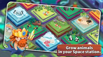 Space Farm: city farming game اسکرین شاٹ 1