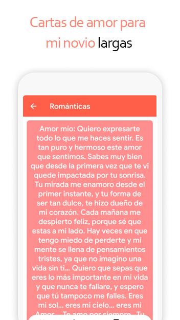 Cartas de amor para mi novio APK für Android herunterladen