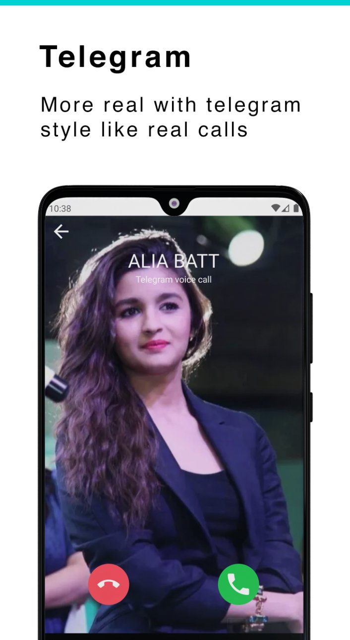 ALIA BHATT Fake call APK للاندرويد تنزيل