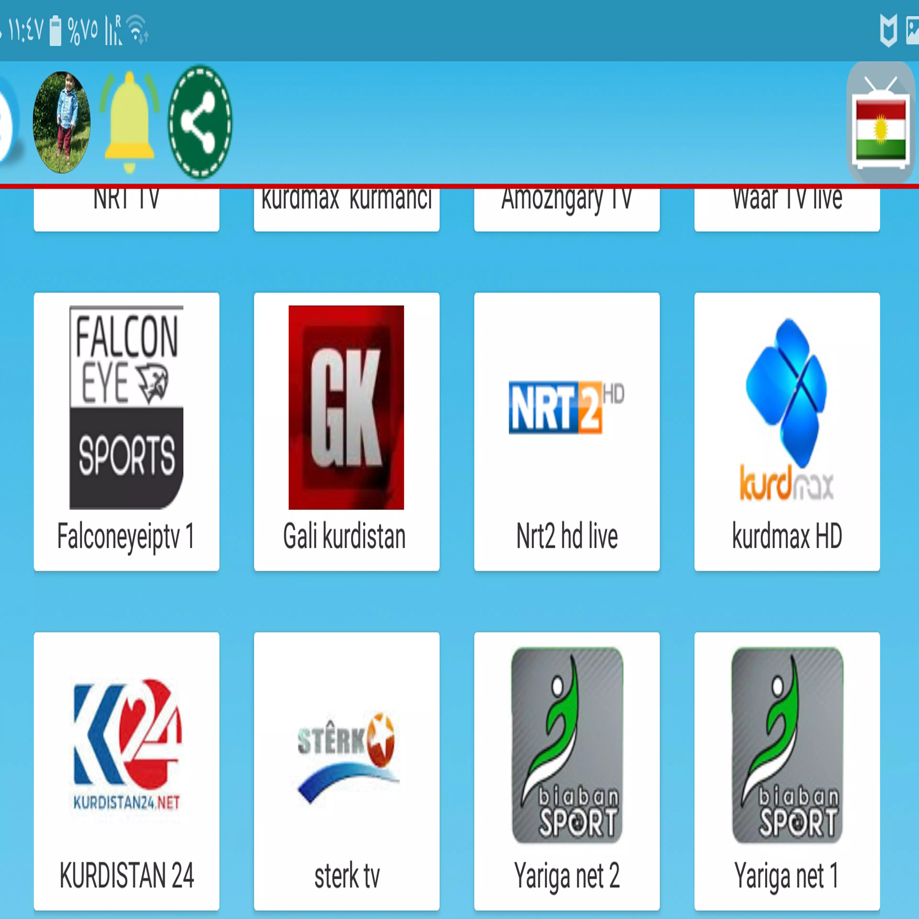 kurdish Live TV APK pour Android Télécharger