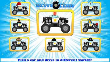 Kids Police Car Driving Games For Toddlers Free capture d'écran 2