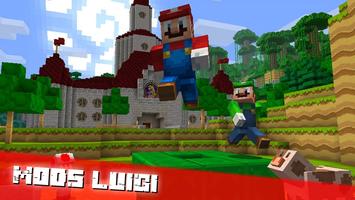Mario mod Minecraft Plakat