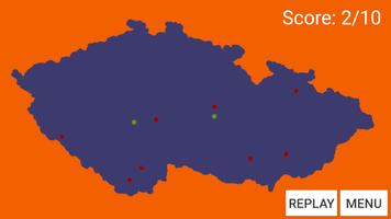 Czech Blind Map Plakat