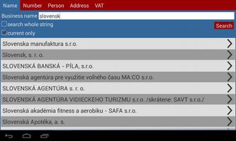 Slovak Business Register screenshot 2