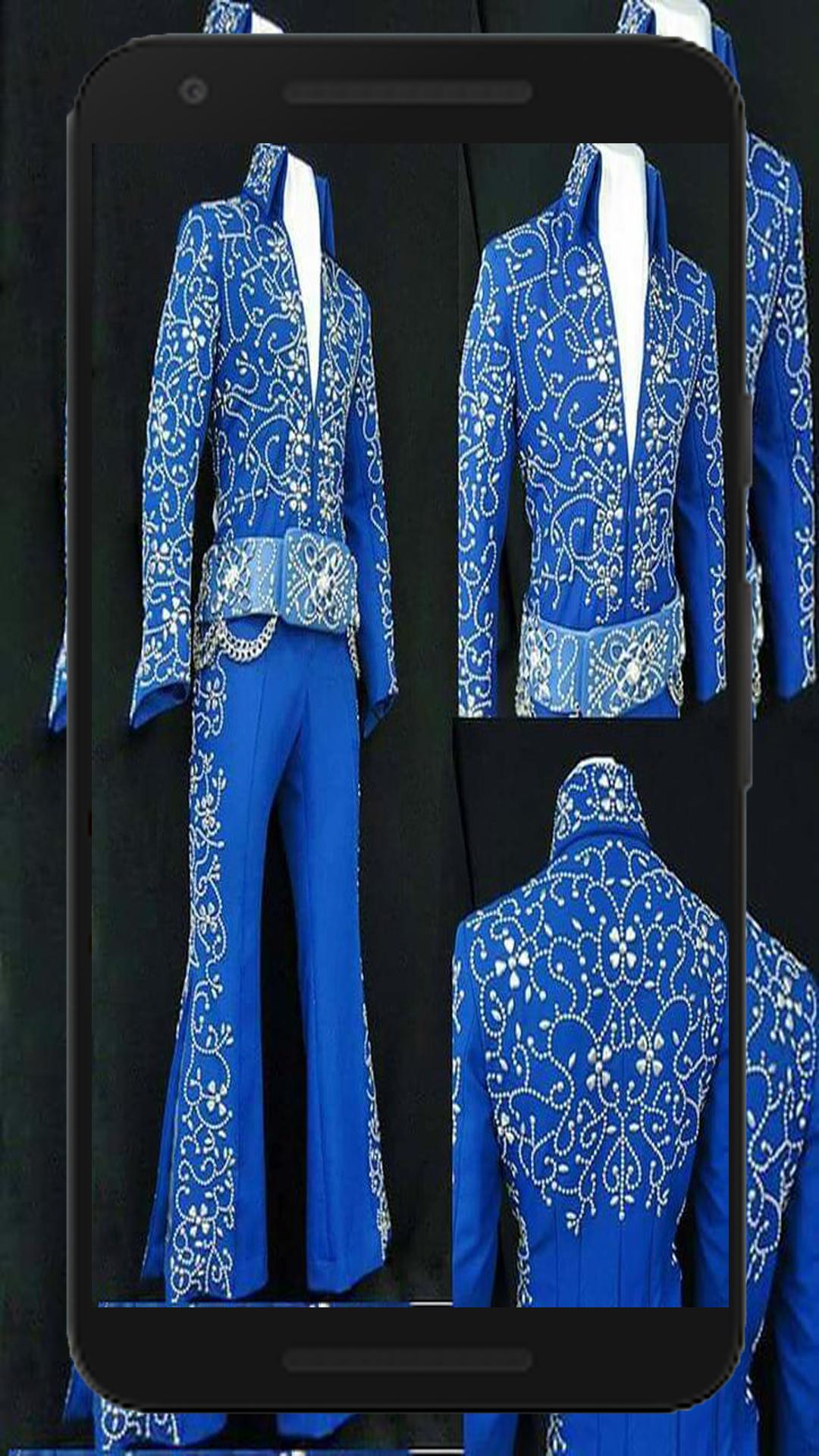 elvis blue suit wallpaper