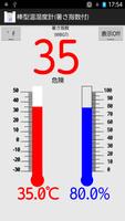 棒型温湿度計(暑さ指数付き) โปสเตอร์