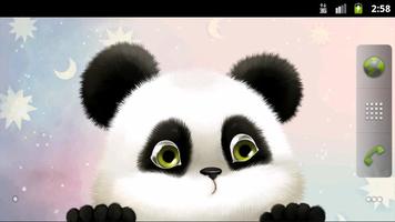 برنامه‌نما Panda Chub Live Wallpaper Free عکس از صفحه