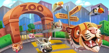 Stampede Rampage: animais fogem do zoo