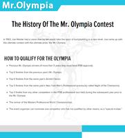 برنامه‌نما Mr. Olympia Champions عکس از صفحه