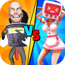 Toilet Titan TV Girl: Camera APK