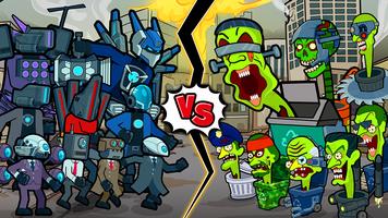 Merge War: Monster vs Cyberman Affiche