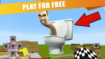 Mod Skibidi Toilet 2 Minecraft poster