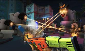 Toilet Spider Monster Survival imagem de tela 3
