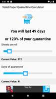 Toilet Paper Quarantine Calculator 海報