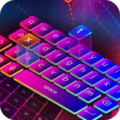 Neon Led Keyboard Photo, Emoji XAPK download
