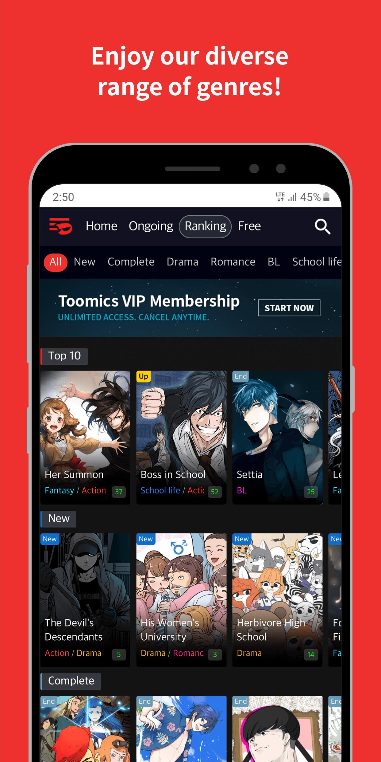 Toomics Free