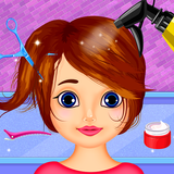 Salon de beauté des cheveux: jeux de stylistes de icône