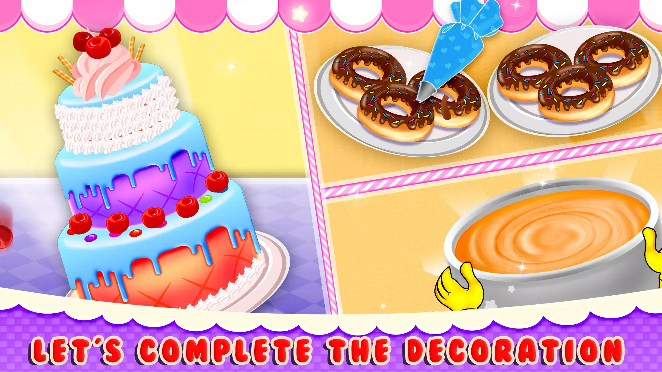 Tienda de postres de tartas dulces: juegos de coc for Android - APK Download