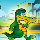 Funny Angry Crocodile Game Runner simgesi