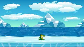 Funny Angry Crocodile Game Runner screenshot 2