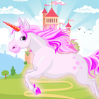 Princess Unicorn Running Game آئیکن