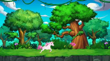 Princess Unicorn Running Game Ekran Görüntüsü 2
