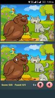 Find The Differences - Cartoon imagem de tela 1