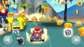 Toons City Fun - Kart Track Ra imagem de tela 3