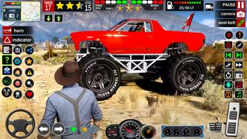 Derby Monster Truck Stunt Game تصوير الشاشة 1