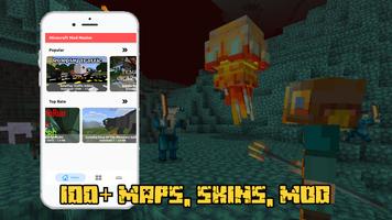 MCPE Mods for Minecraft الملصق