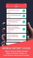 Mobile Secret Codes - Hash Code For Android Phone ảnh chụp màn hình 2
