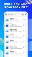 Word Office doc ، docx reader تصوير الشاشة 1