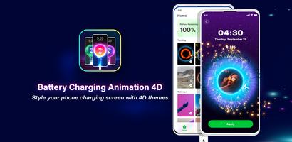 Battery Charging Animation Affiche