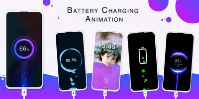 Battery Charging Animation Cartaz