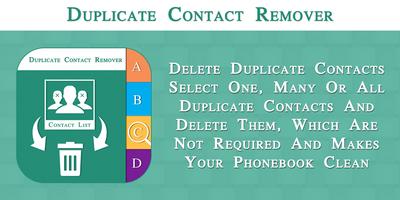 Duplicate Contact Remover Poster