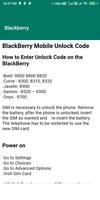SIM PUK unlock Code Guide capture d'écran 1
