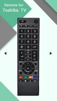 Remote for Toshiba TV Affiche