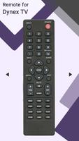Remote for Dynex TV Affiche
